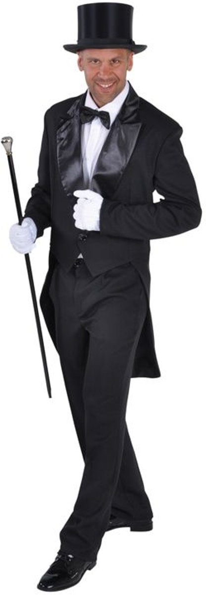 Feesten & Gelegenheden Kostuum | Zwarte Slipjas Bing Crosby Man | Medium | Carnaval kostuum | Verkleedkleding